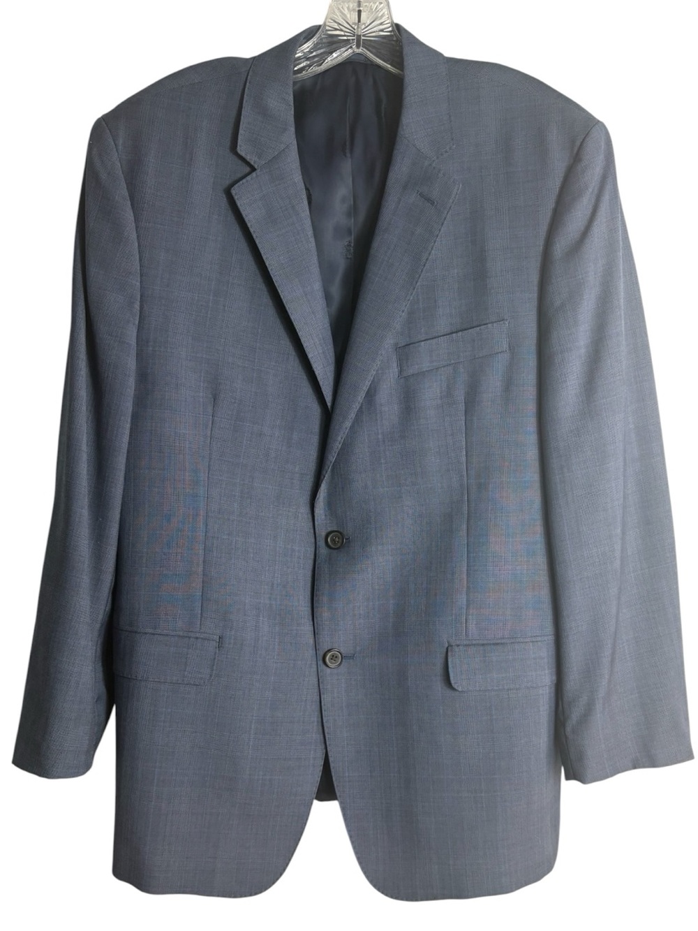 LAUREN RALPH LAUREN Slim Fit Sport Coat from Macy’s 100% Wool Navy Text Size 44R - Picture 5 of 15